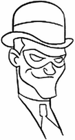 coloriage le voleur